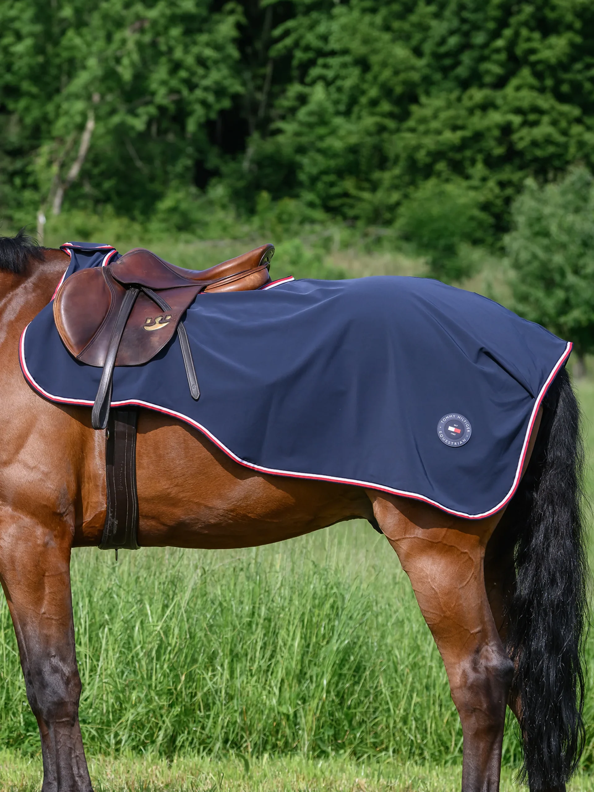 Tommy Hilfiger Equestrian Springfield Exercise Sheet- DESERT SKY - Image 4