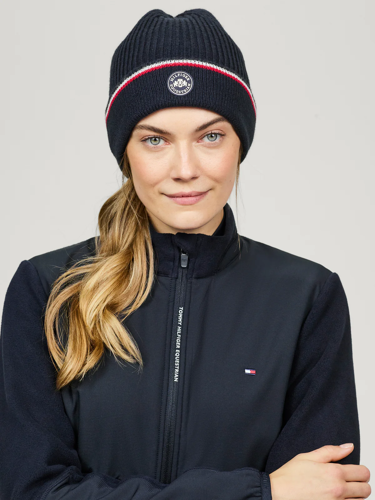 Tommy Hilfiger Equestrian Kent Beanie- DESERT SKY - Image 4