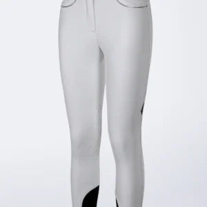 Equiline Women's Cornek Bling Breeches- WHITE