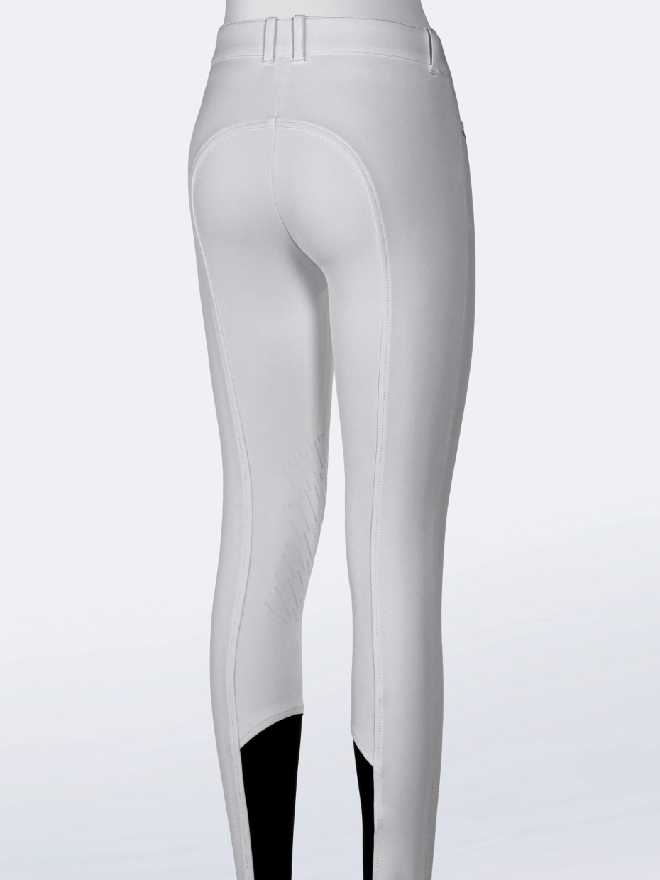 Equiline Women's Cornek Bling Breeches- WHITE - Image 3