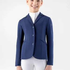 Equiline Girl's Competition Jacket- NAVY PEONY
