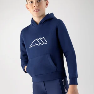 Equiline Children's Capuc Hoodie- NAVY PEONY