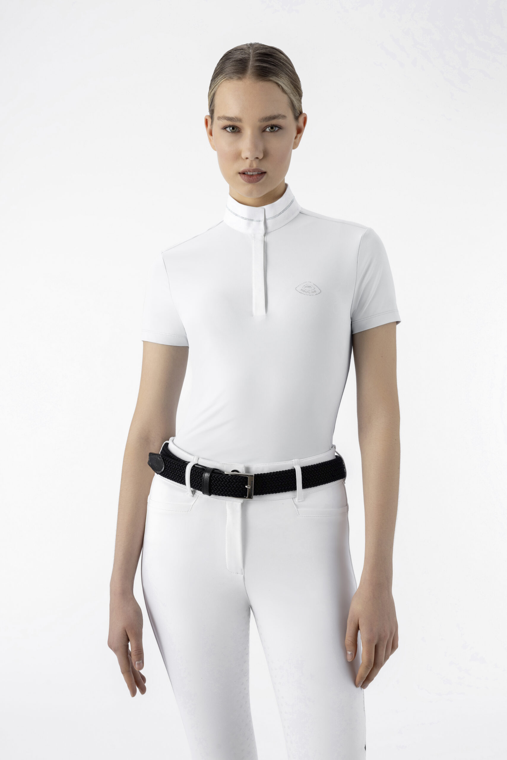 Equiline Women's Eqenkas Competition Shirt- White - Image 2