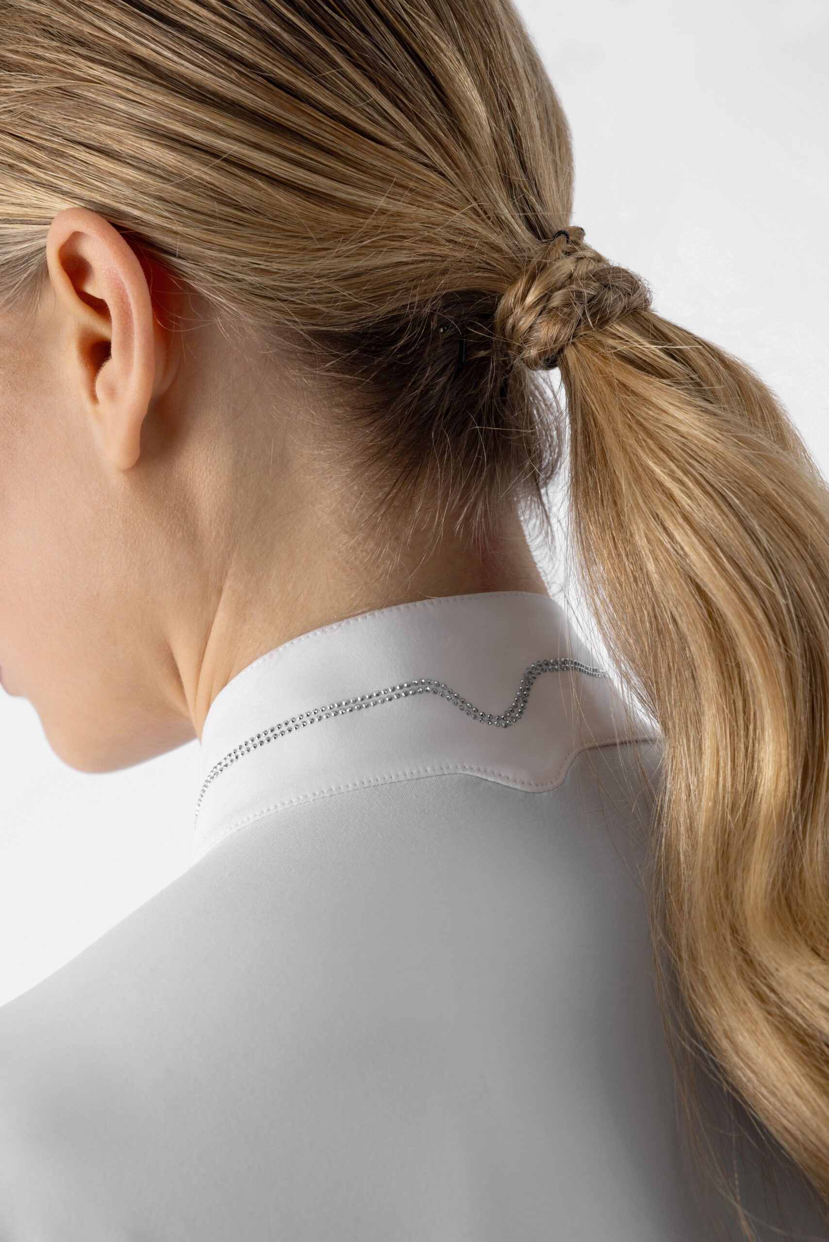 Equiline Women's Eqenkas Competition Shirt- White - Image 3