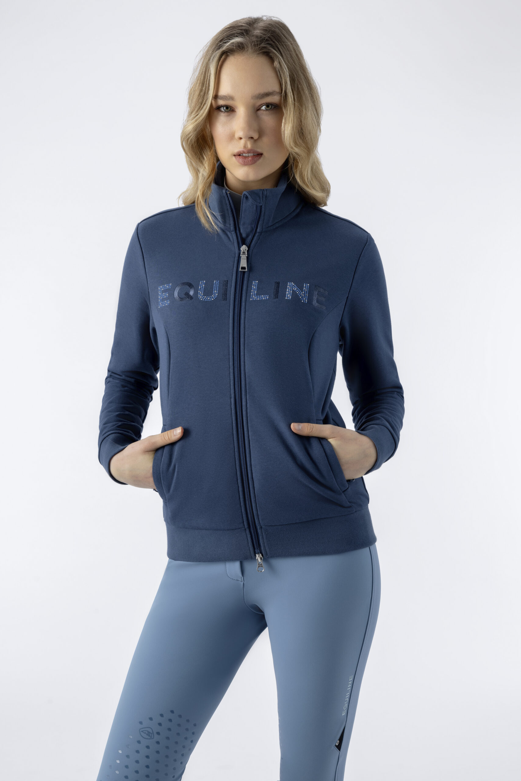 Equiline Women's Eqenras Sweatshirt in Dark Denim