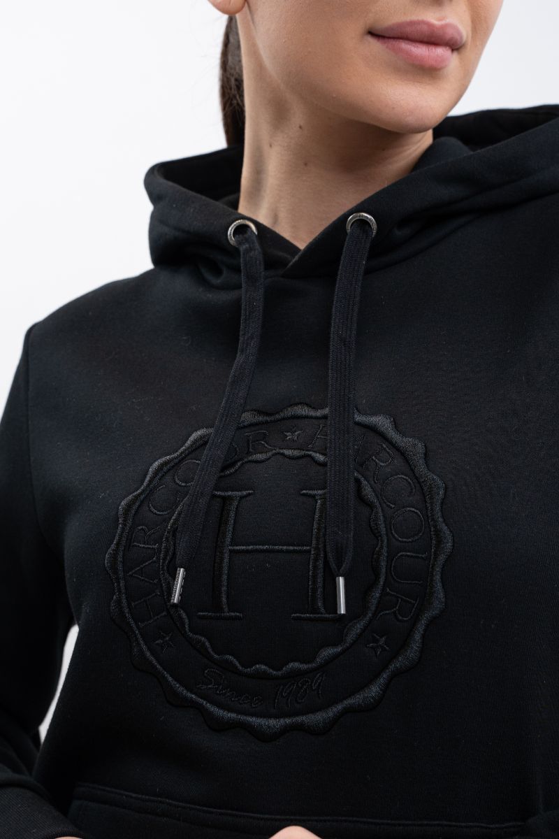 Harcour Samy Unisex Hoodie- BLACK - Image 5