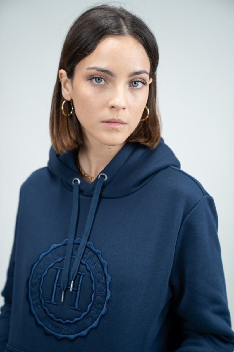 Harcour Samy Unisex Hoodie in Navy