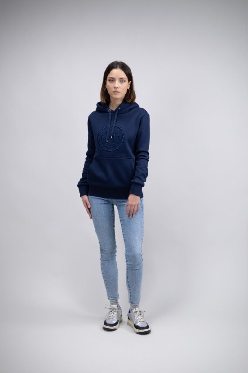 Harcour Samy Unisex Hoodie- NAVY - Image 2