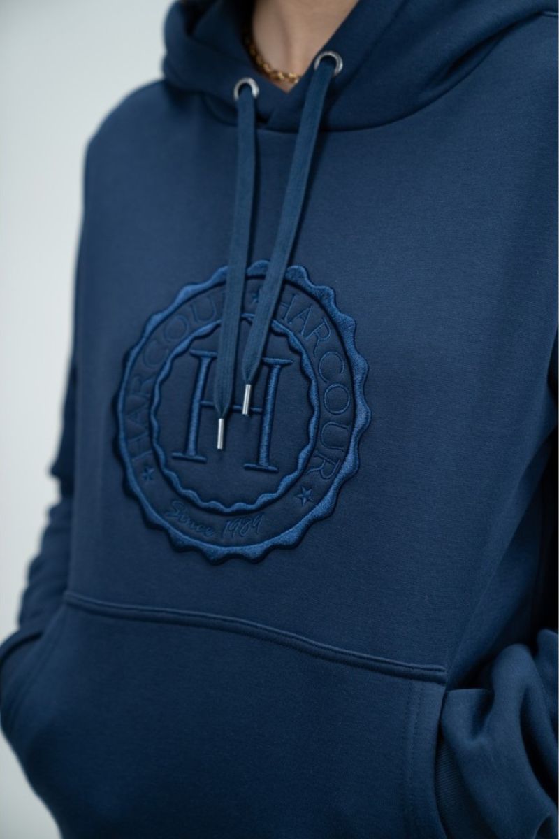 Harcour Samy Unisex Hoodie- NAVY - Image 3