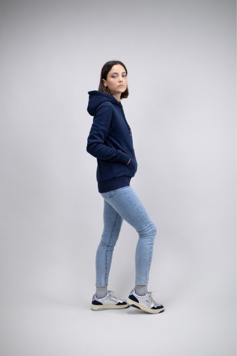 Harcour Samy Unisex Hoodie- NAVY - Image 4