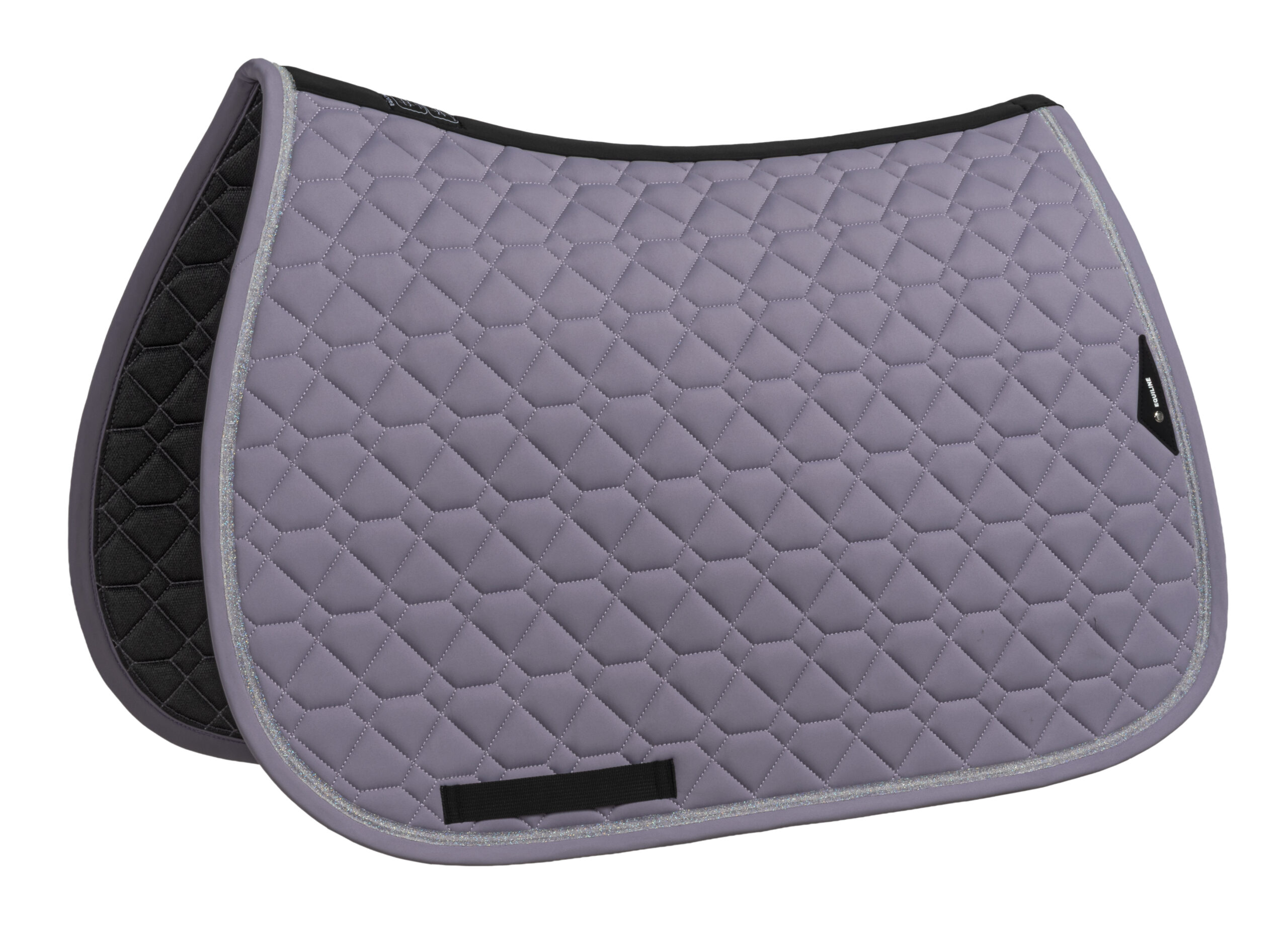 Equiline Eqgemma Saddle cloth and fly veil set in mauve