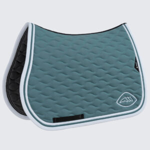 Equiline Eqcud Saddle Pad & Fly Veil Set- Forest Green