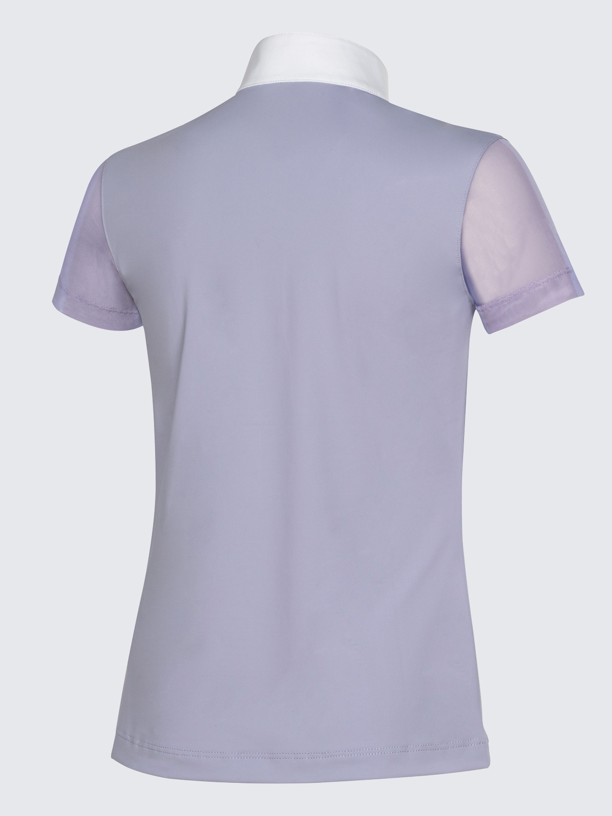Equiline Girl's Eqgili Competition Shirt- GLICINE - Image 3