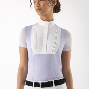 Equiline Women's Eqglio Competition Shirt- GLICINE
