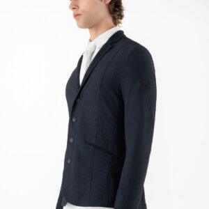 Equiline Men's Eqcargiac Mesh Competition Jacket- NAVY