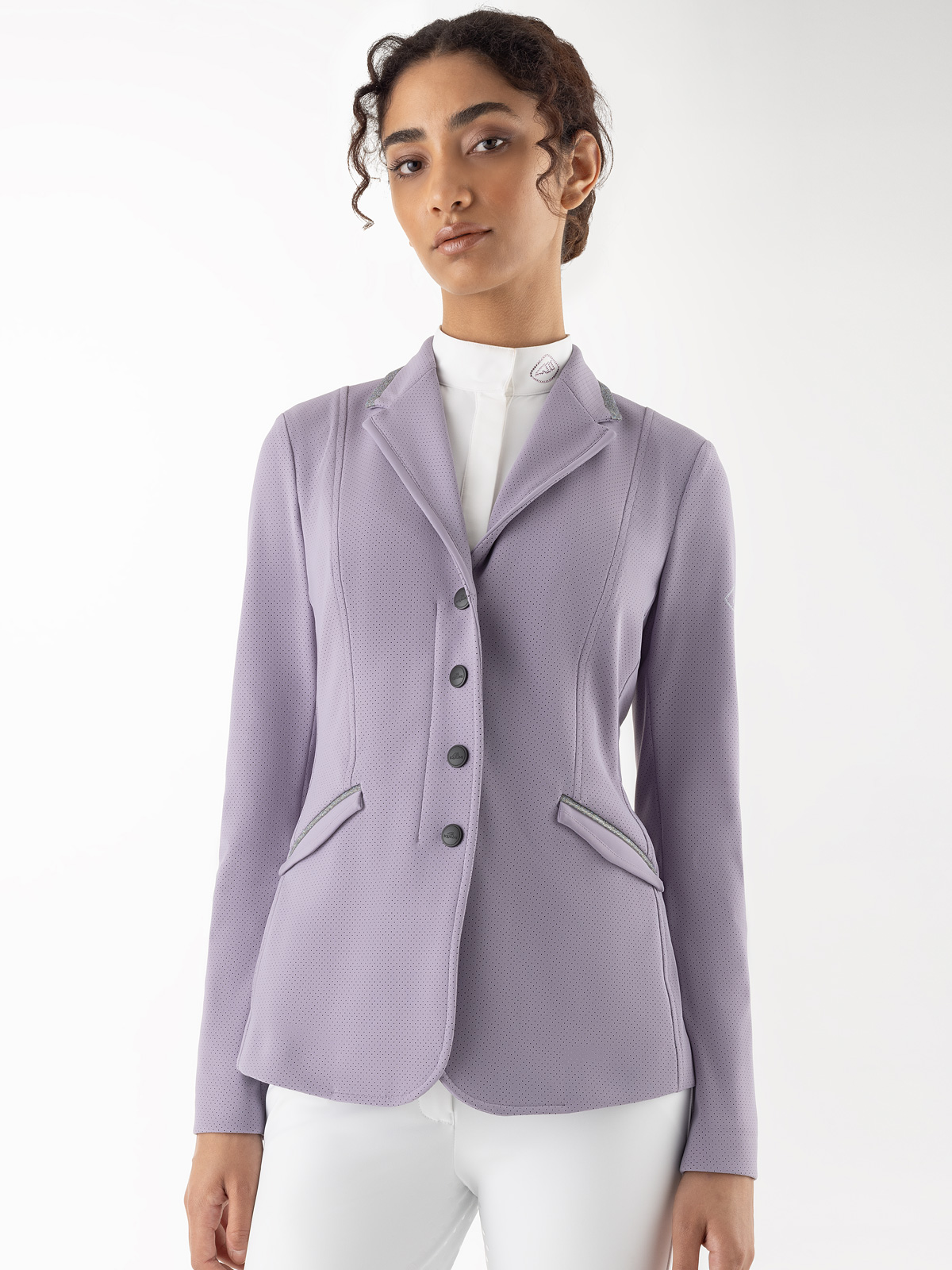 Equiline Women's Eqgarcia Competition Jacket in Mauve