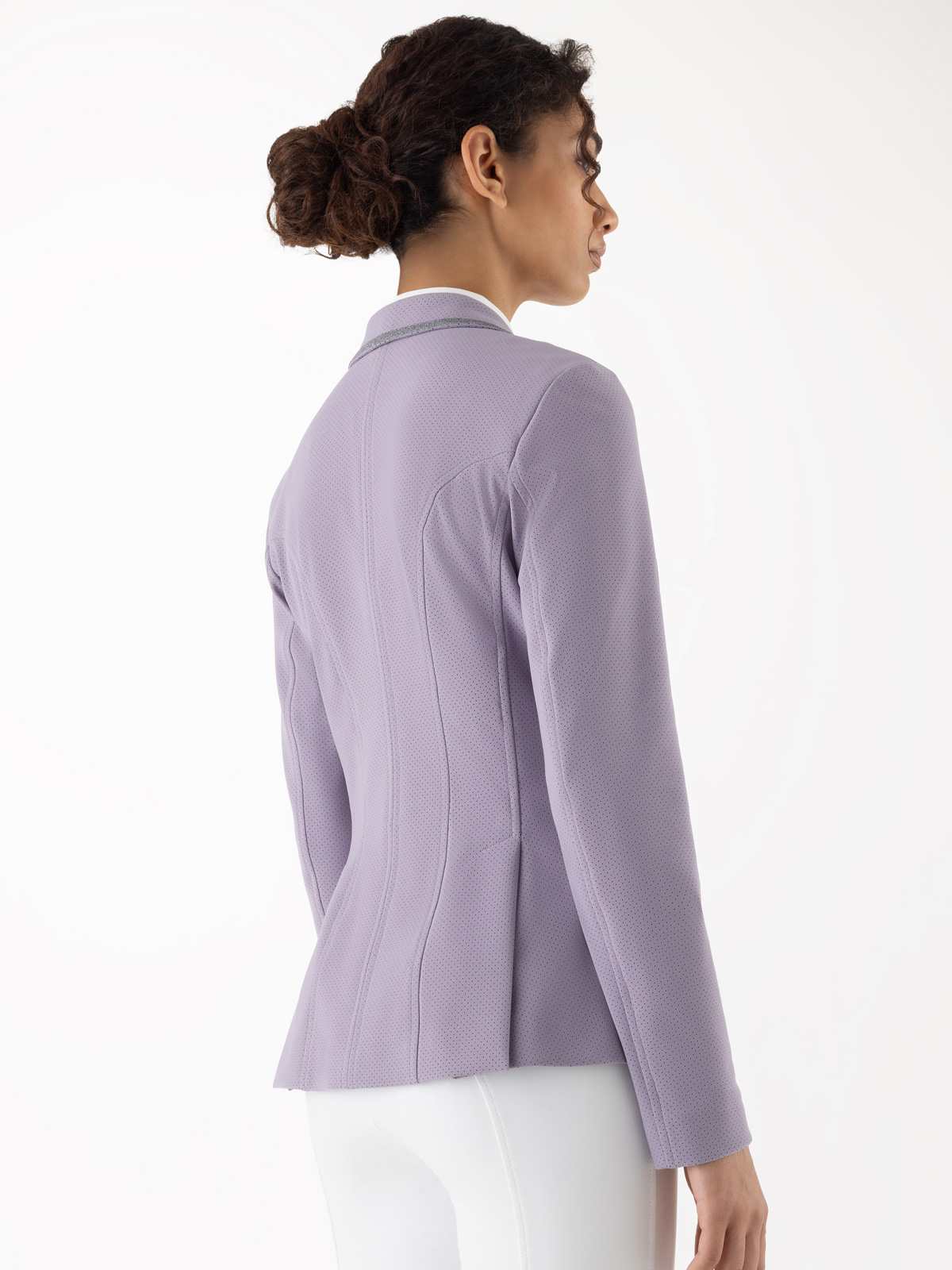 Equiline Women's Eqgarcia Competition Jacket- MAUVE - Image 2