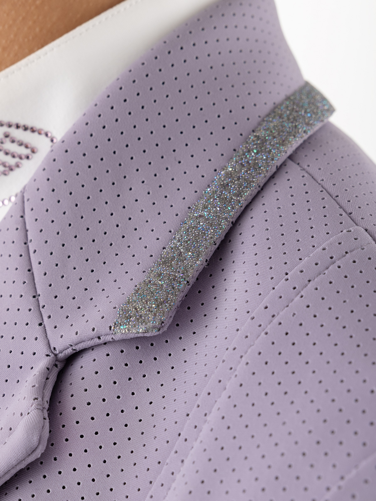 Equiline Women's Eqgarcia Competition Jacket- MAUVE - Image 3