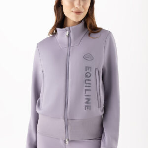 Equiline Women's Eqglempa Zip Sweatshirt- MAUVE