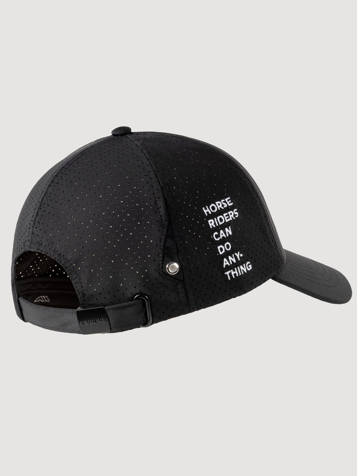 Equiline Eqcastel Cap- Black - Image 2