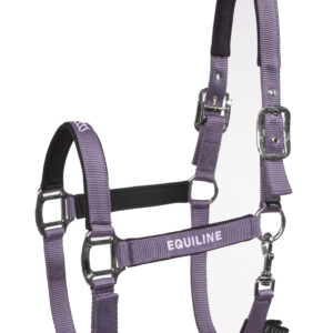 Equiline Eqcalong Halter and lead rope set- Mauve