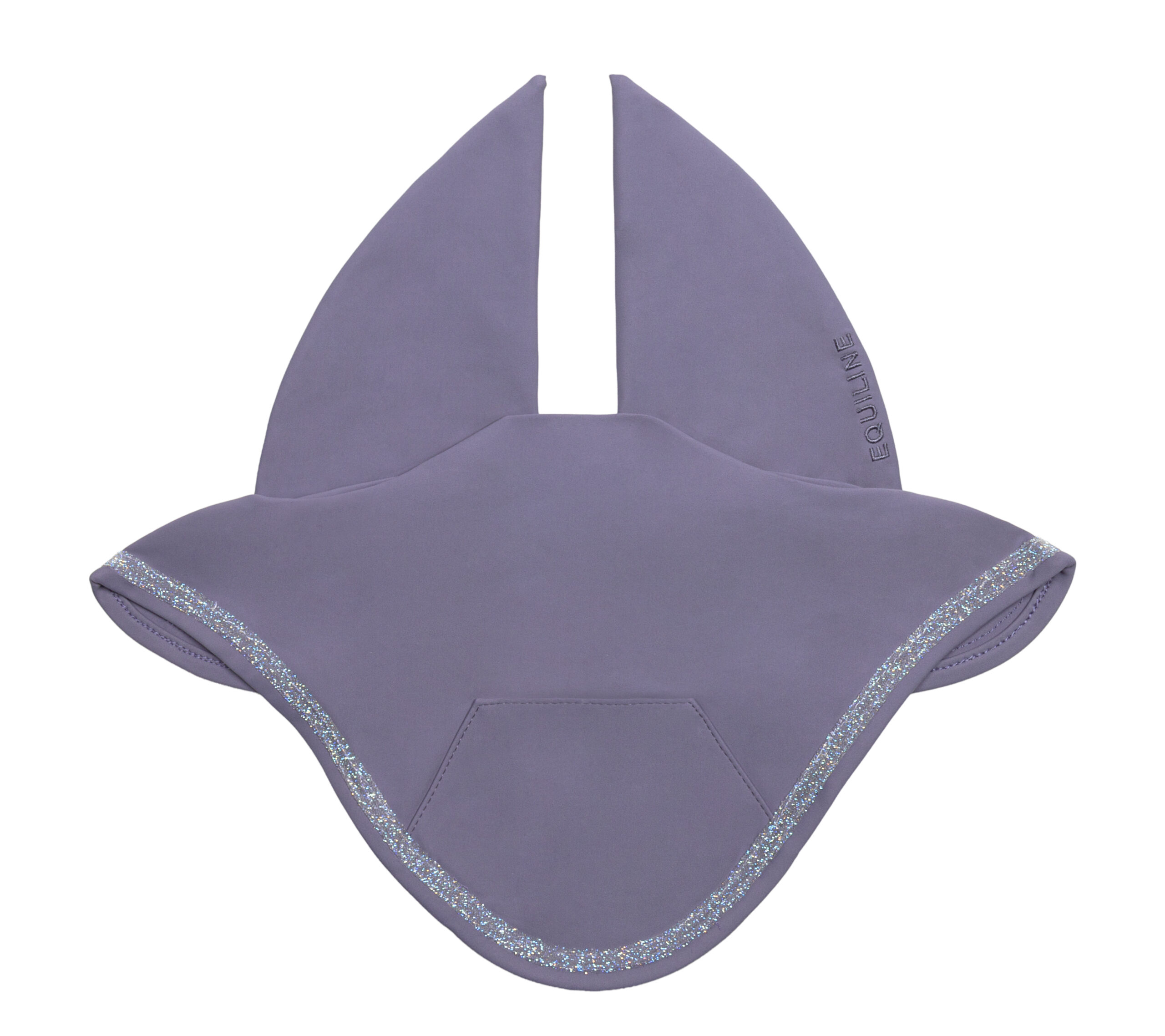 Equiline Eqgemma Saddle Pad & Fly Veil Set- MAUVE - Image 2