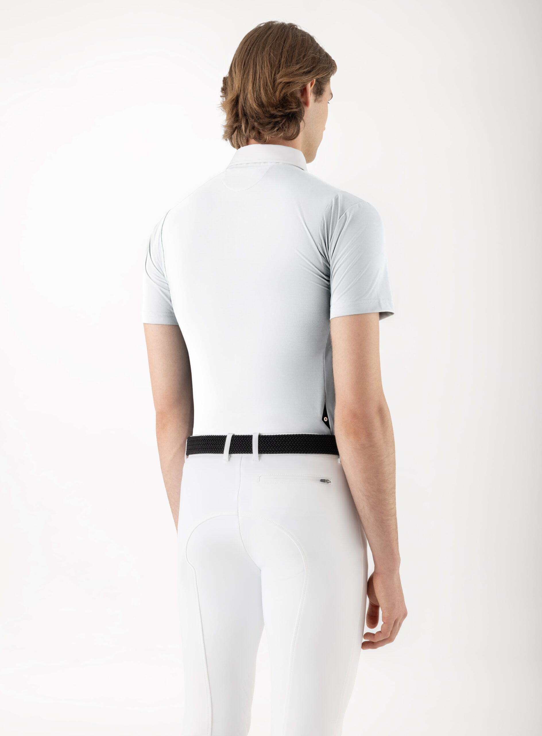 Equiline Men's Eqcilort Competition Shirt- WHITE - Image 3