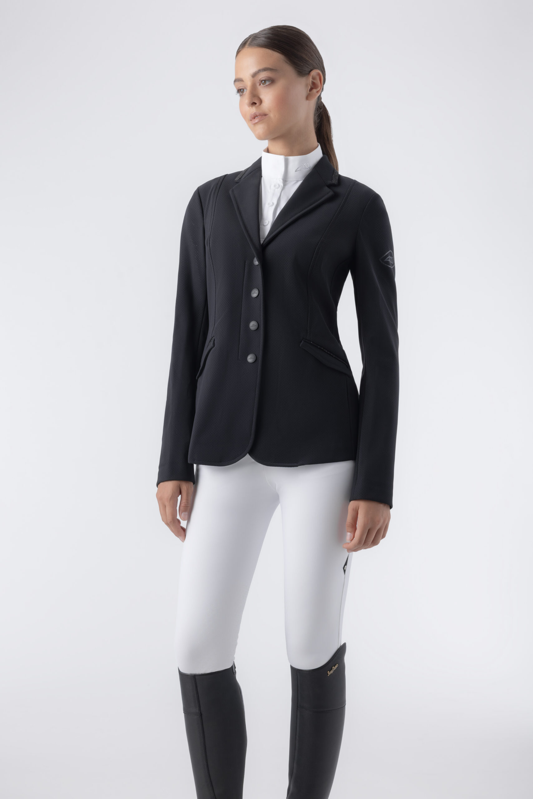 Equiline Women's Eqgarcia Competition Jacket in Black