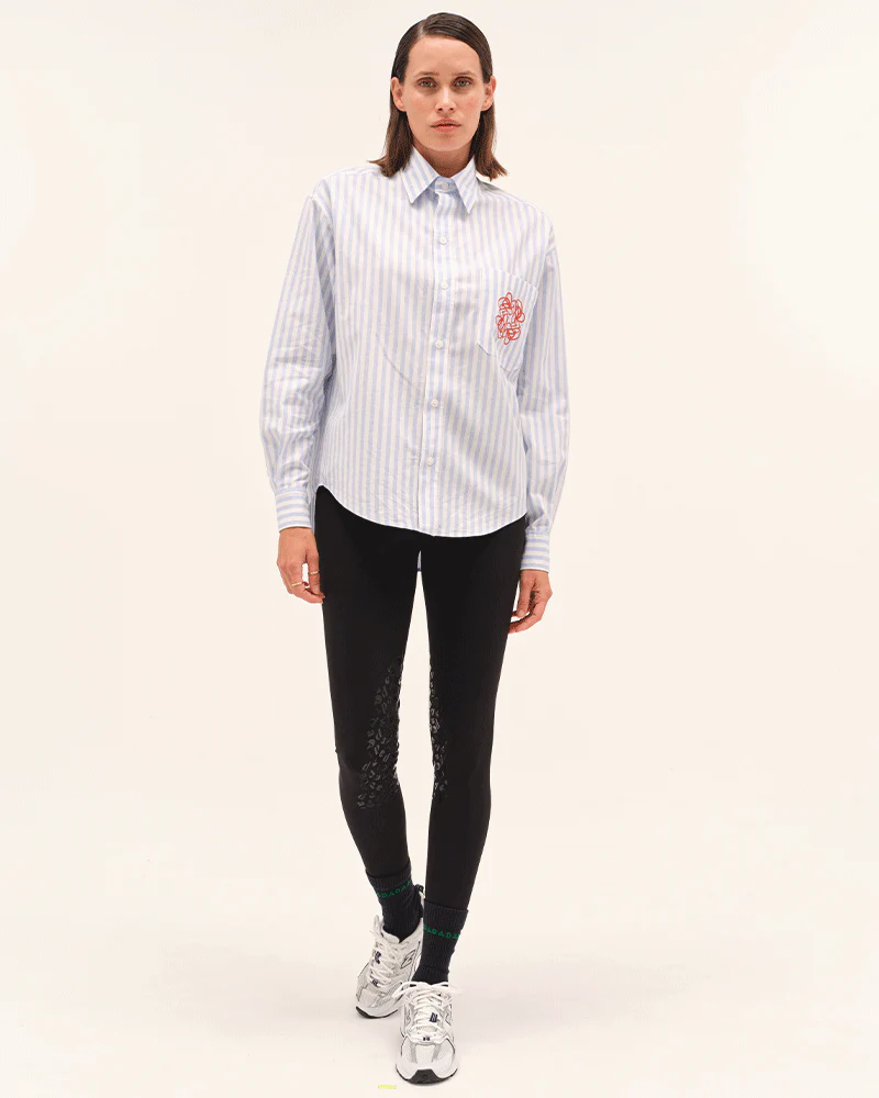 Dada Sport Olga Shirt- Blue Stripe - Image 4