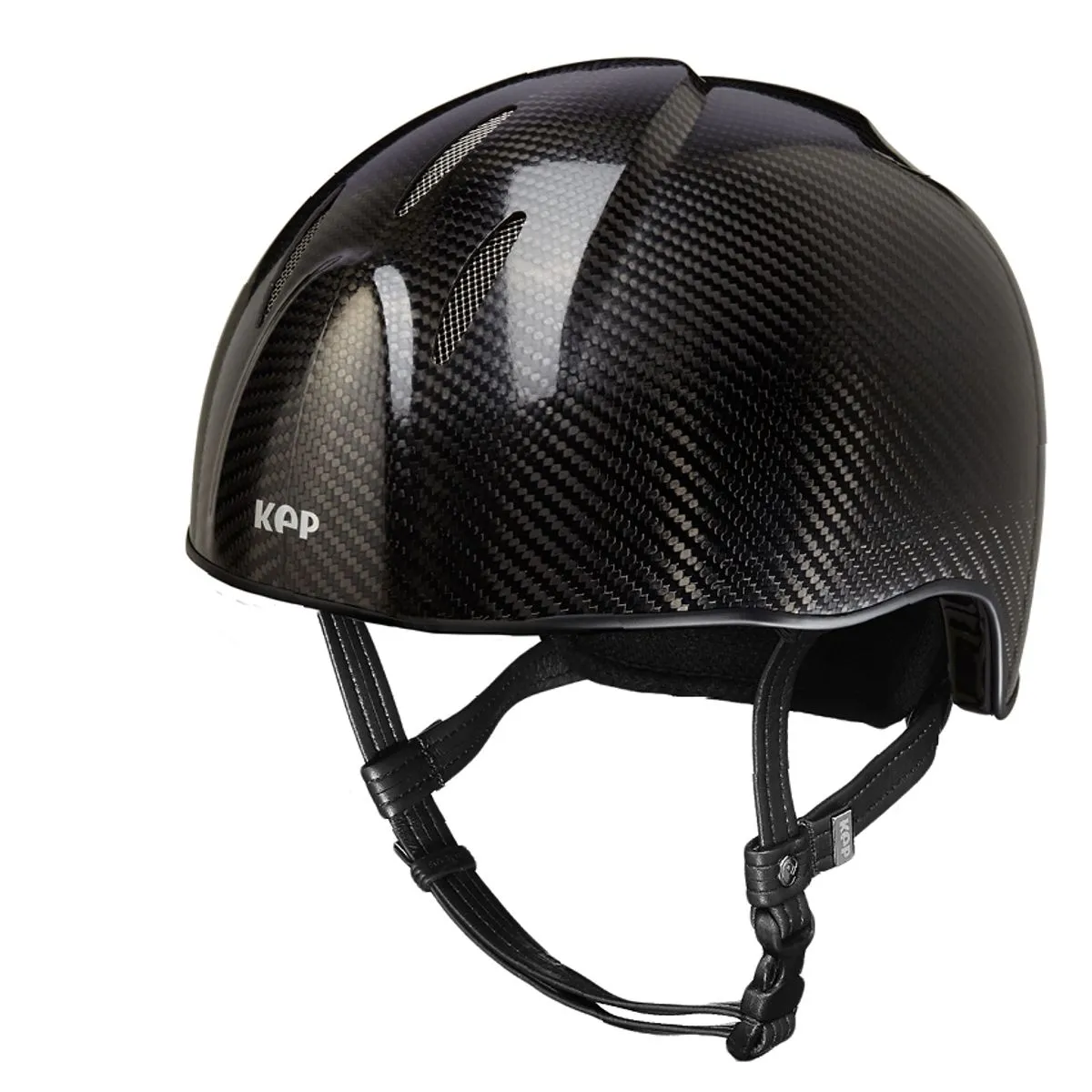 KEP Helmet E-Light Carbon Shine Jockey