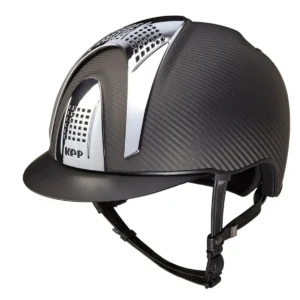 KEP Helmet E-Light Carbon Matt with 3 Silver inserts