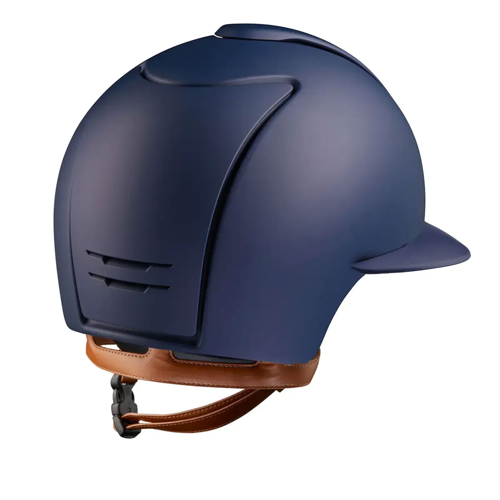 KEP Helmet Cromo 2.0 Matt B Blue- Beige Chinstrap - Image 2