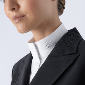 Equiline Women's Elyssa Strass Competition Jacket- BLACK