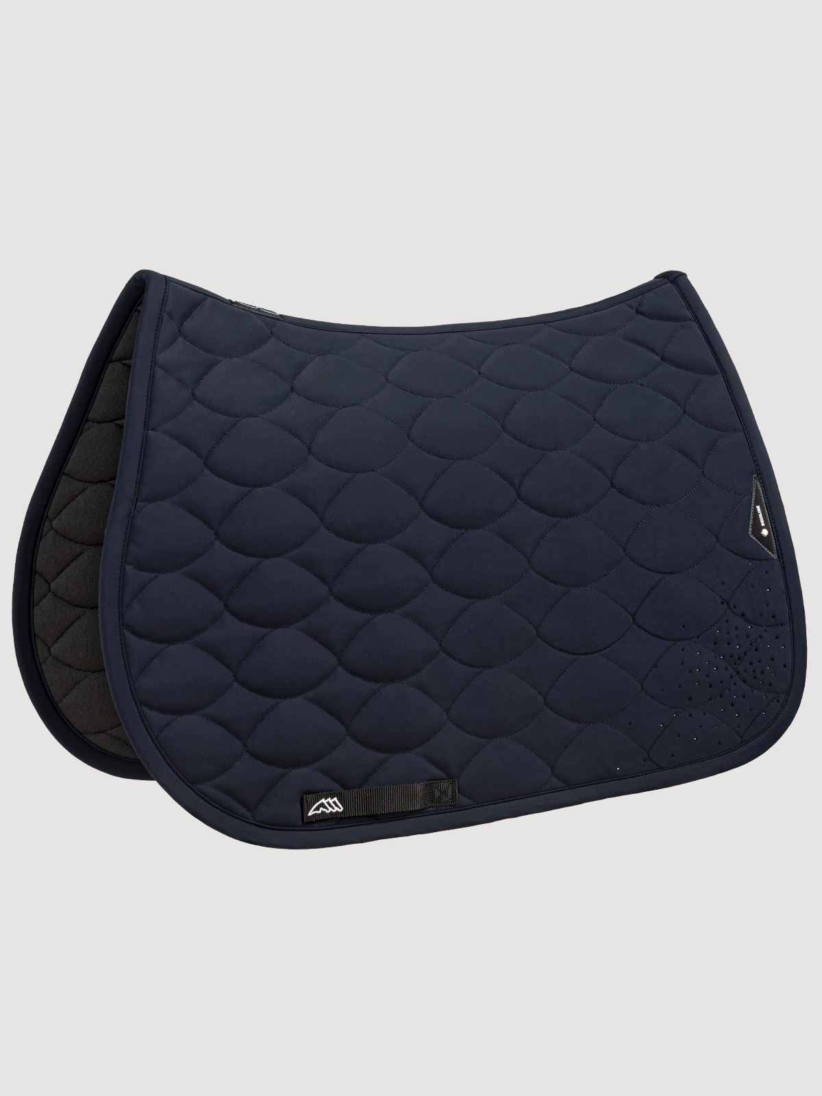 Equiline Eqtech Saddle cloth and fly veil set in Navy