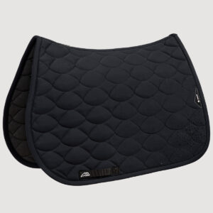 Equiline Eqtech Saddle Pad & Fly Veil Set- BLACK