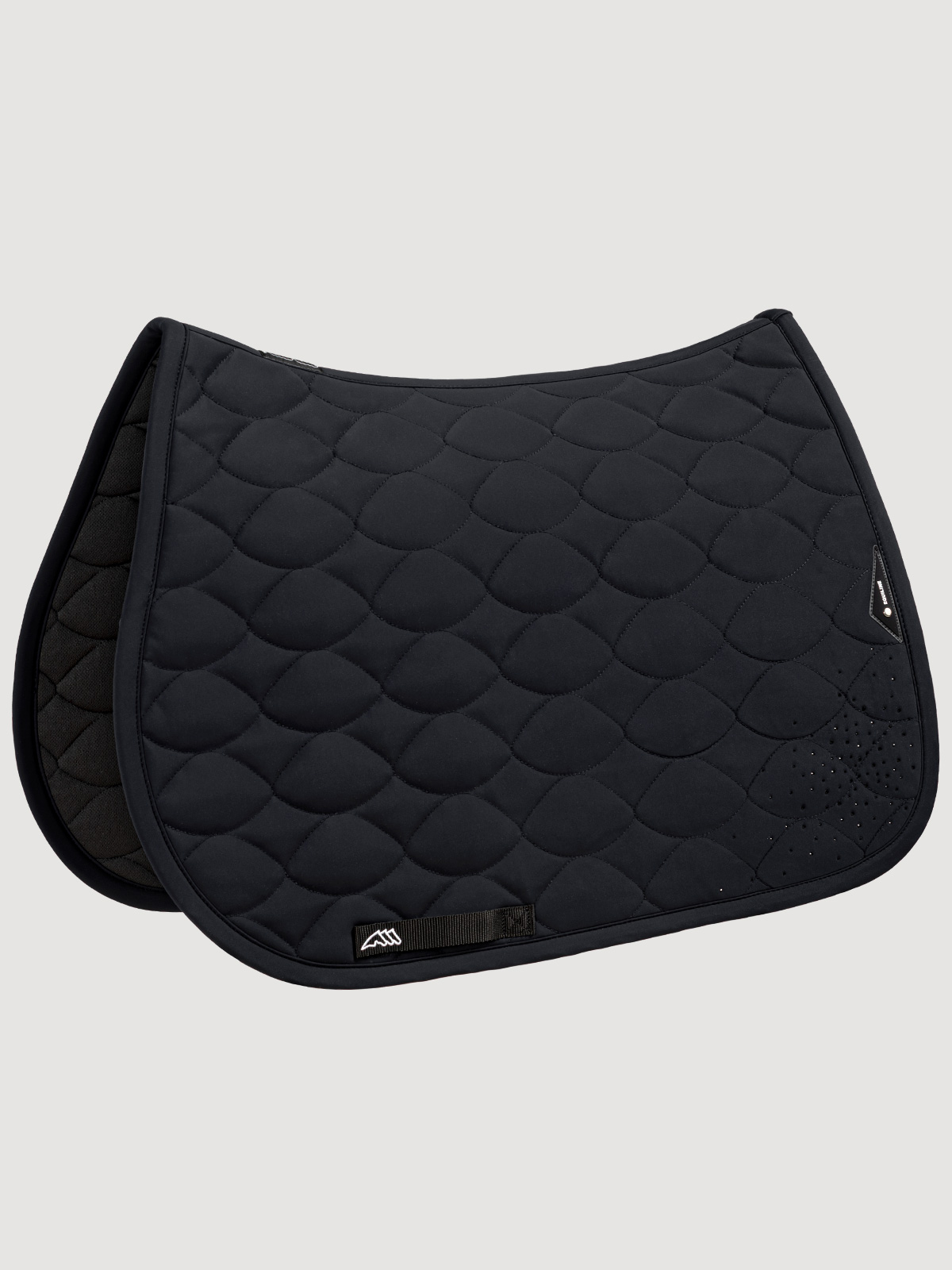 Equiline Eqtech Saddle cloth and fly veil set in black