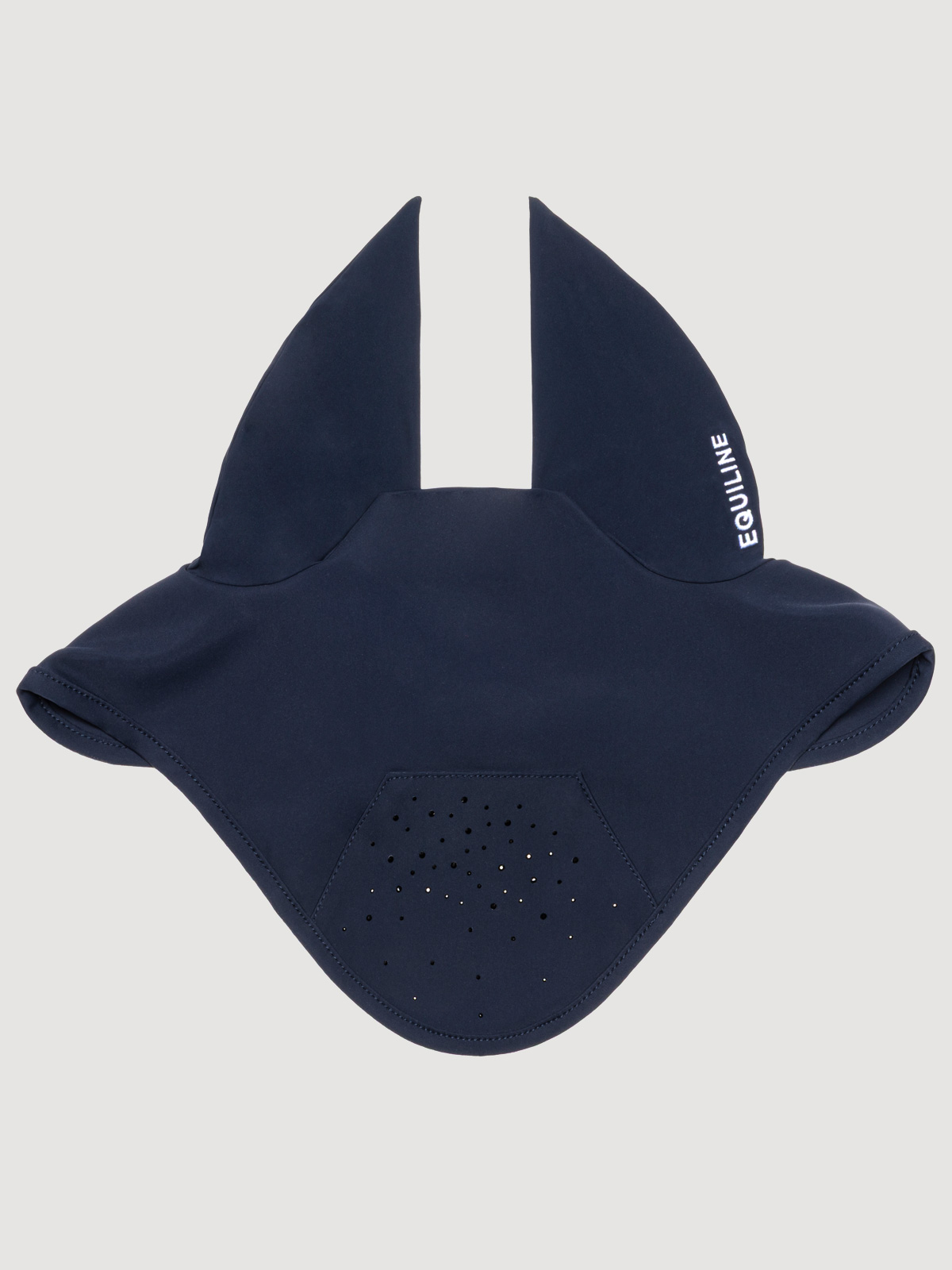 Equiline Eqtech Saddle Pad & Fly Veil Set- NAVY - Image 2