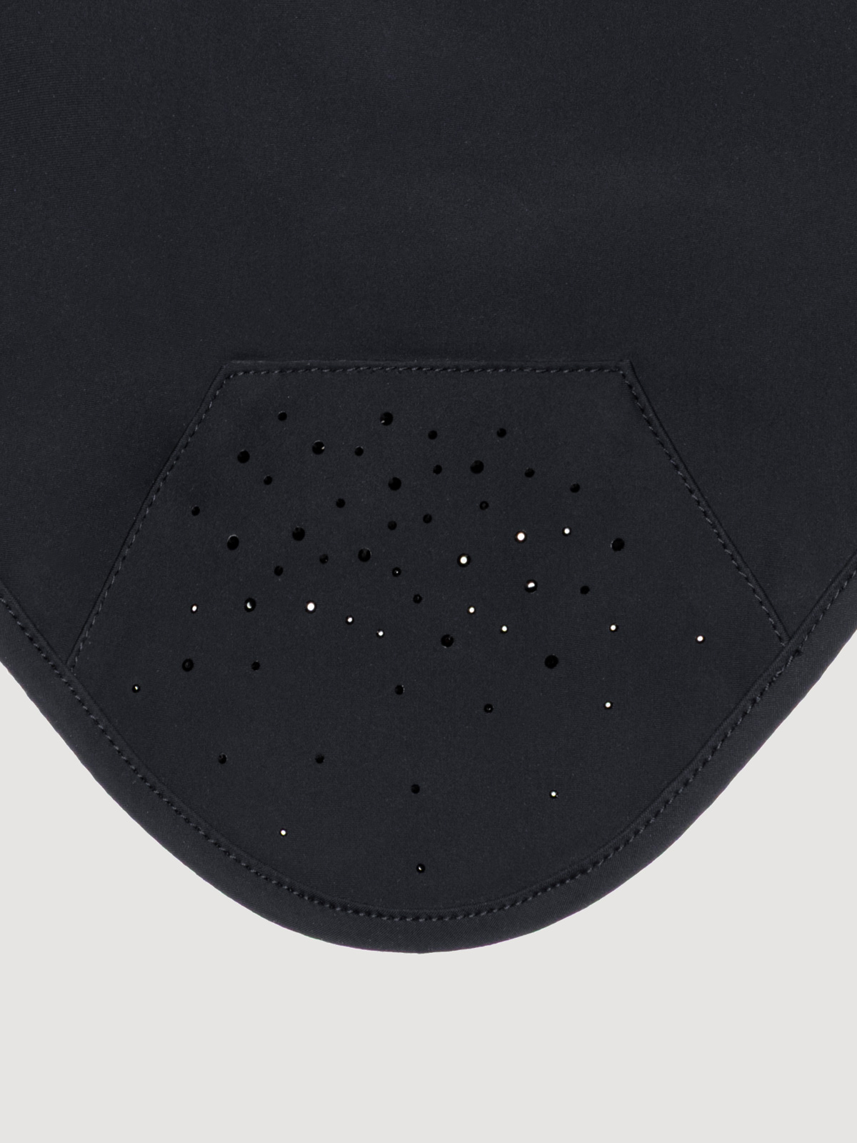 Equiline Eqtech Saddle Pad & Fly Veil Set- BLACK - Image 4