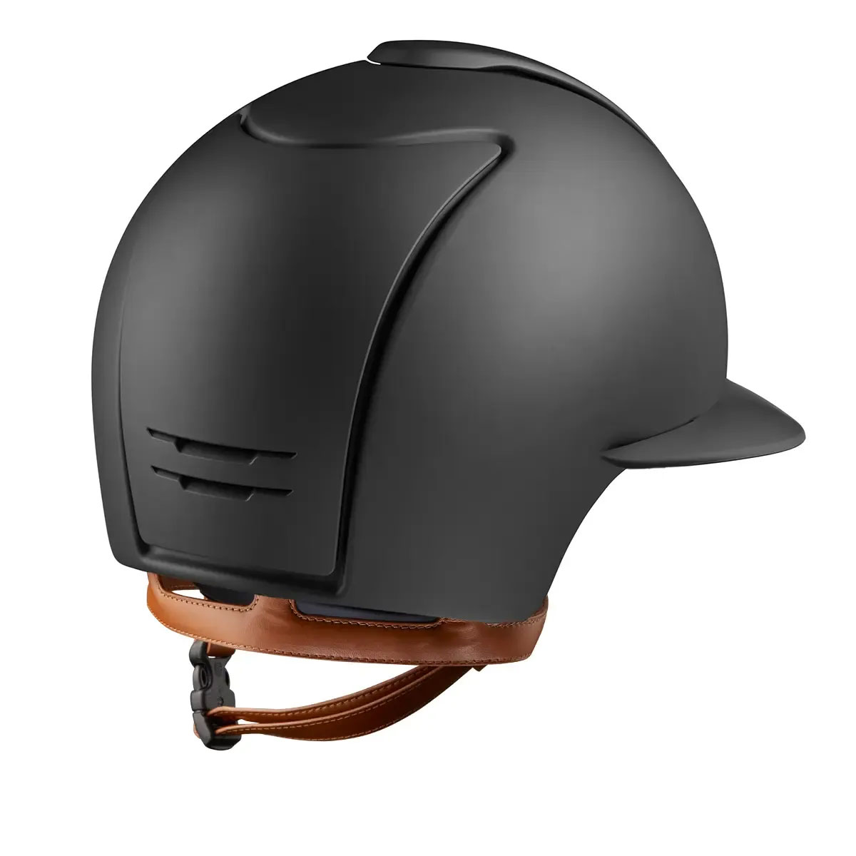 KEP Helmet Cromo 2.0 Matt B Black- Beige Chinstrap - Polo - Image 2