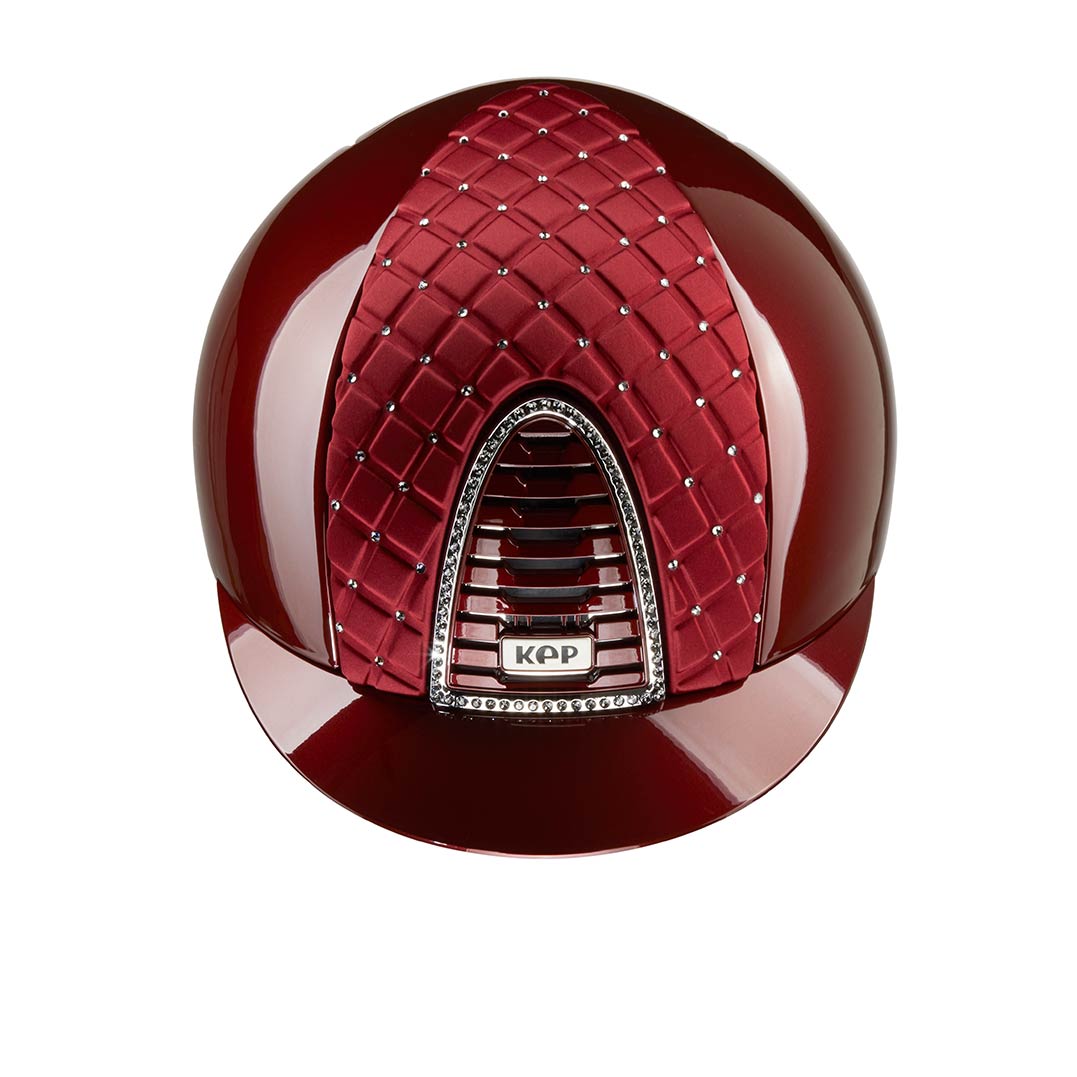 KEP Helmet Cromo 2.0 Milano Cross- Burgundy - Image 2