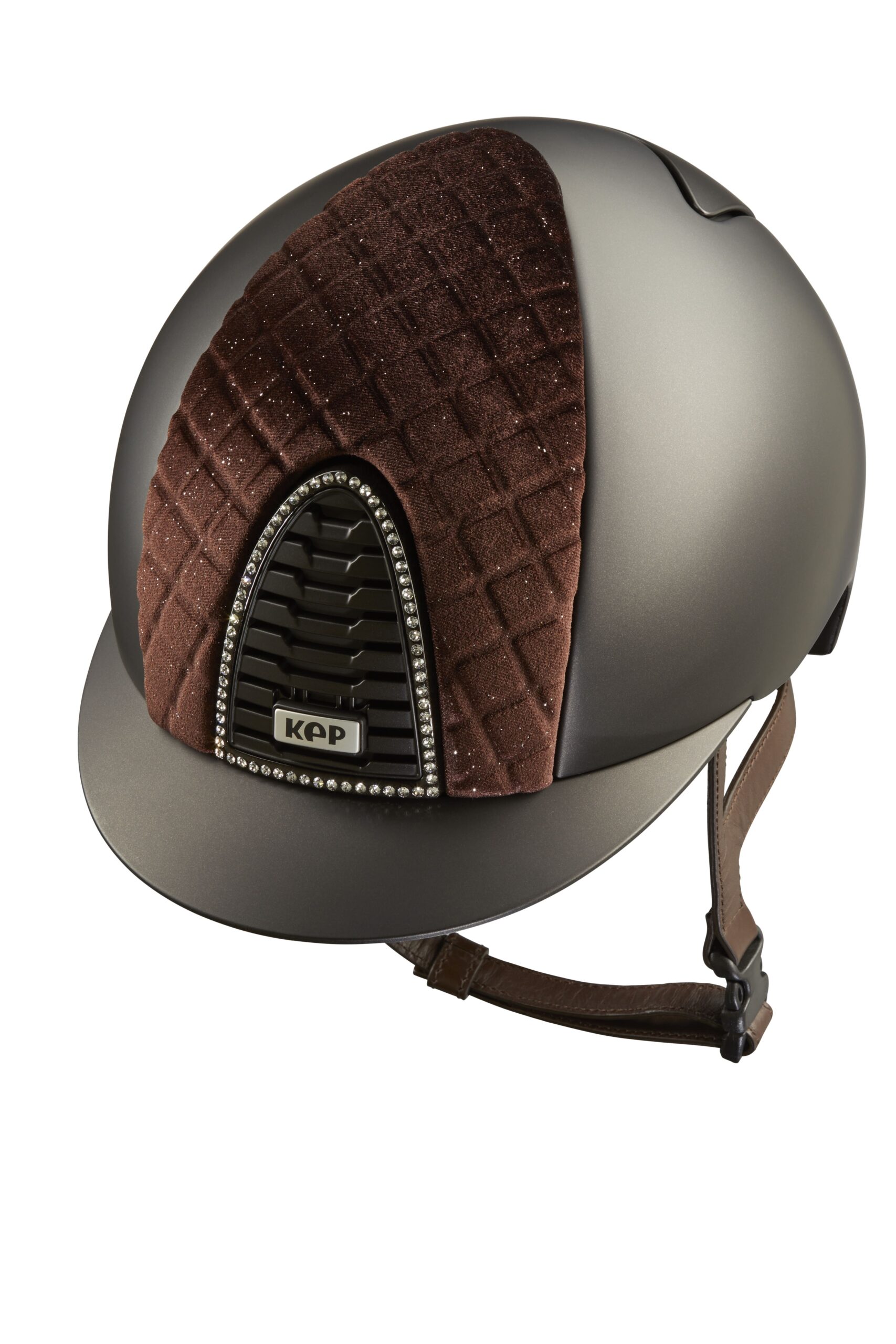 KEP Helmet Cromo 2.0 Milano Velvet Shining- Brown - Image 2