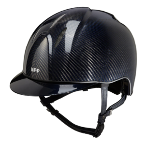 KEP Helmet E-Light Carbon Shine Blue and Black