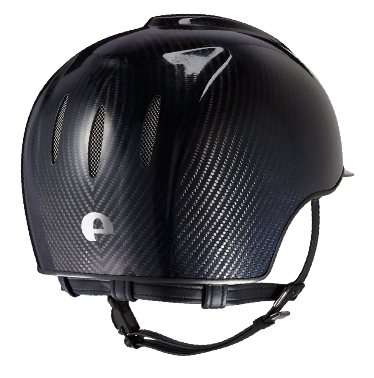 KEP Helmet E-Light Carbon Shine Blue and Black - Image 2