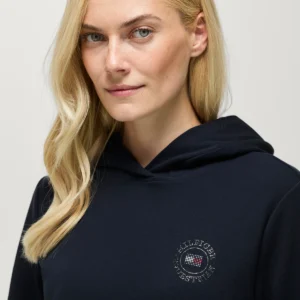 Tommy Hilfiger Equestrian Hollywood Rhinestone Hoodie in desert sky