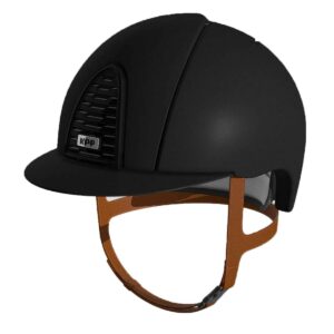 KEP Helmet Cromo 2.0 Matt B Black- Beige Chinstrap