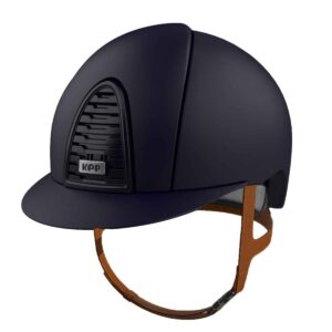 KEP Helmet Cromo 2.0 Matt B Blue- Beige Chinstrap