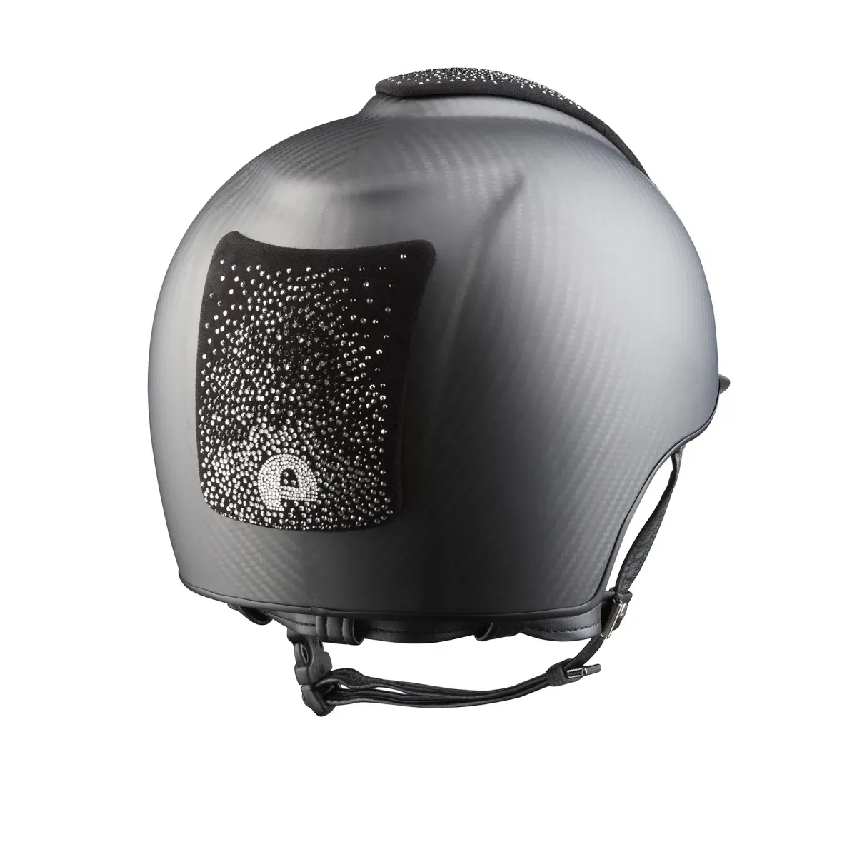KEP Helmet E-Light Carbon Matt Black with 3 Nebula Silver Inserts - Image 2