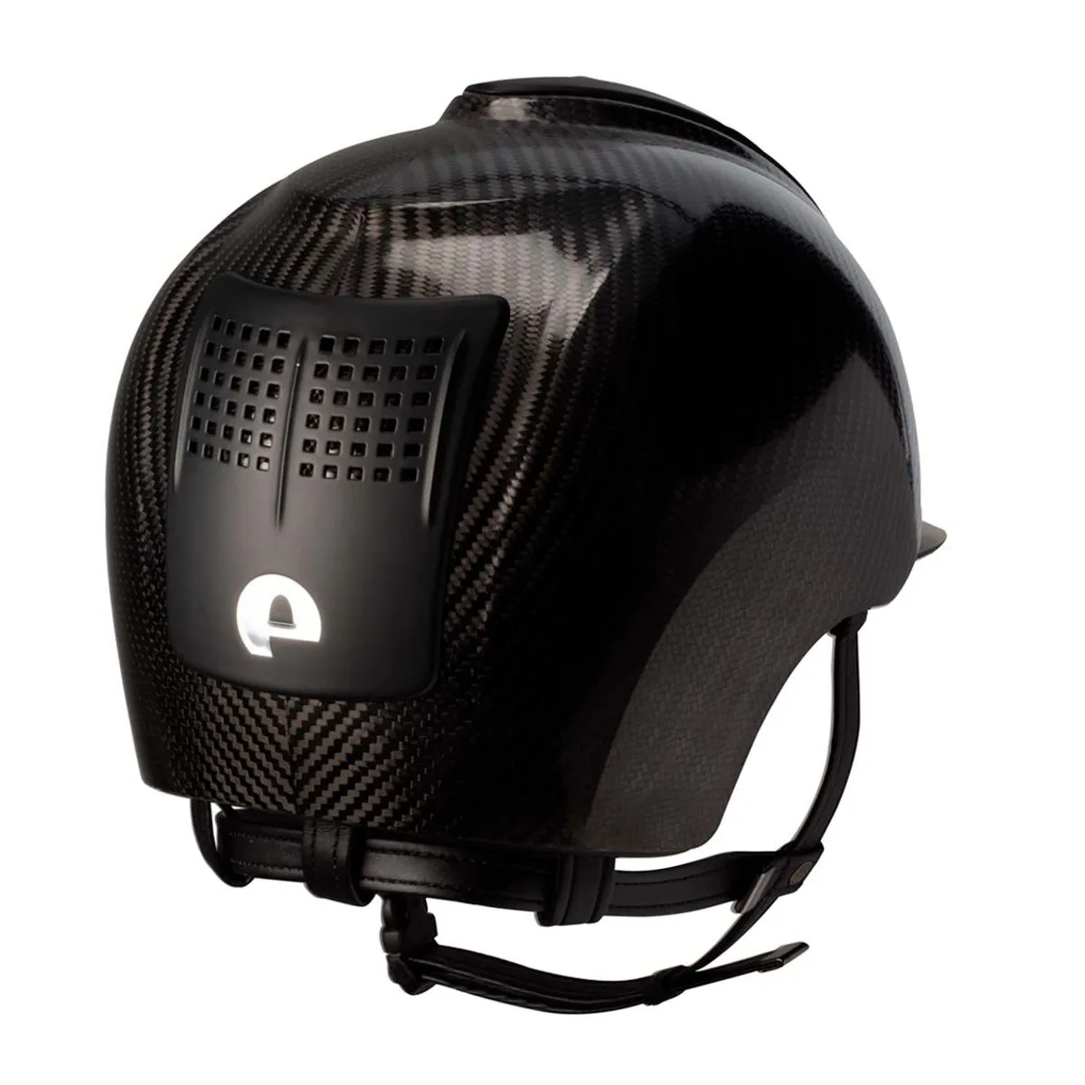 KEP Helmet E-Light Carbon Shine with 3 Metal Black Inserts - Image 2