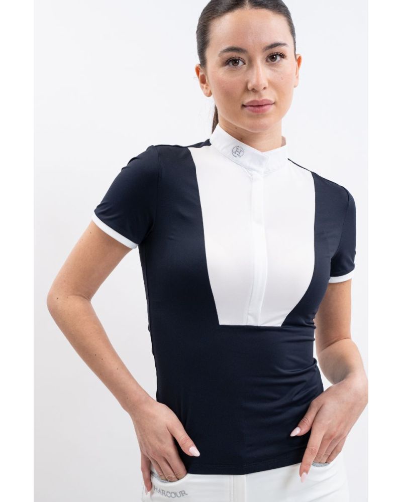Harcour Shine Competition Shirt in Navy