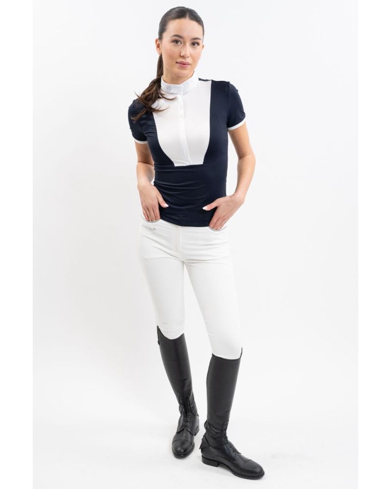 Harcour Shine Competition Shirt- NAVY - Image 2
